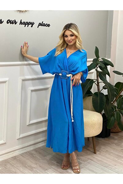 Lady Pixie Rochie de vară cu guler înfășurat cu curea