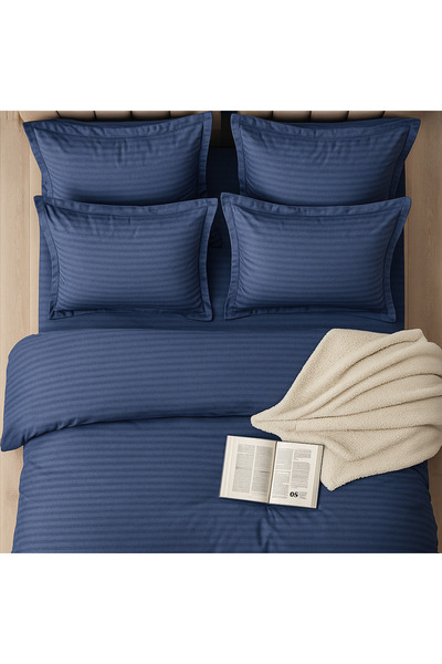 Casa Pucioasa Lenjerie de pat Casa Pucioasa, Bumbac Damasc 6 piese cearșaf elastic ,luxury model