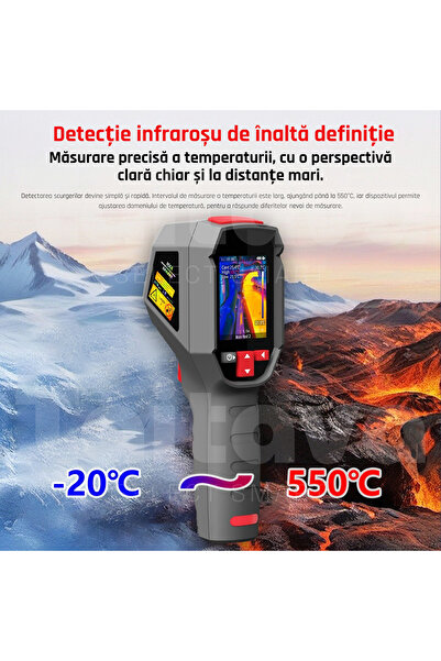 BSIDE Thermal Imaging Camera HX4, IR 256x192, 25Hz, -20°C~550°C, 2.4" Screen
