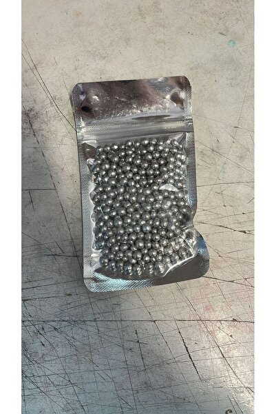 hediyehobihersey Pasta Süsleme Şekeri Draje Boncuk Pasta Süsleme ŞekeriGümüş 10 mm 4 mm 2 mm 120 GR