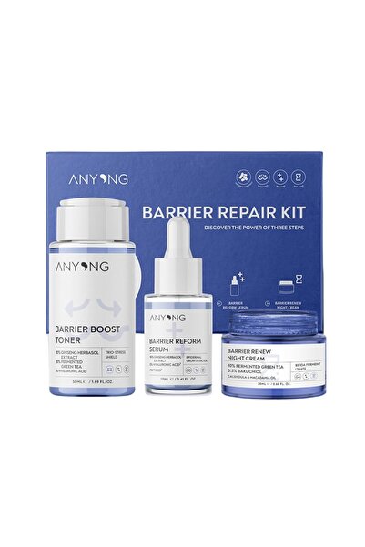 Genel Markalar Anyong Bariyer Onarıcı, Nemlendirici Ve Canlandırıcı Cilt Bakım Kiti (TONİK, SERUM, KREM) Ginseng&ye