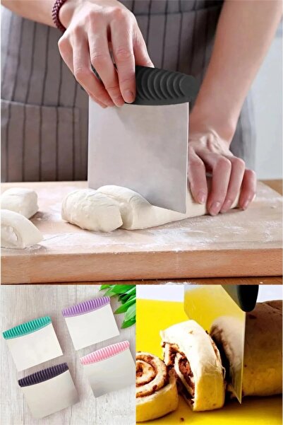 CandyShine Çelik Spatula Bıçak Spatula Hamur Kesici Spatula Bıçak