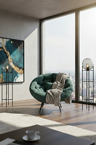 OdinBazaar Groky Prestige Collection Berjer | Premium Tekli Koltuk, Ortopedik...