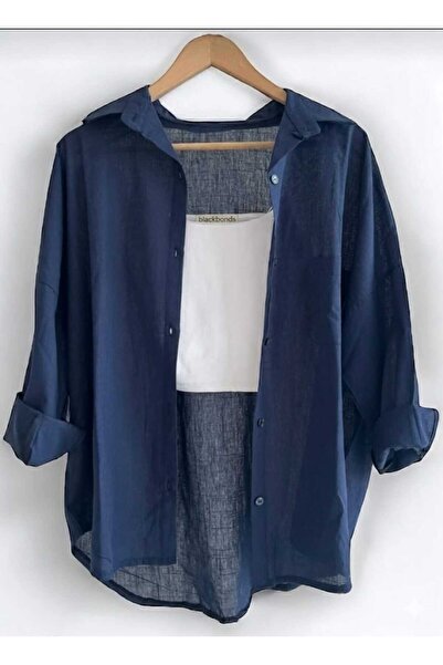 blackbonds Summer Linen Women's Shirt - Oversize, New Season