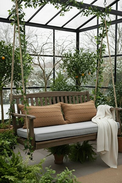 Madame Dower Wave Collection Milky Brown 2-Piece Pillow Case 50X70 cm – Wave Milky Brown Background Fully Compatible with Periscope