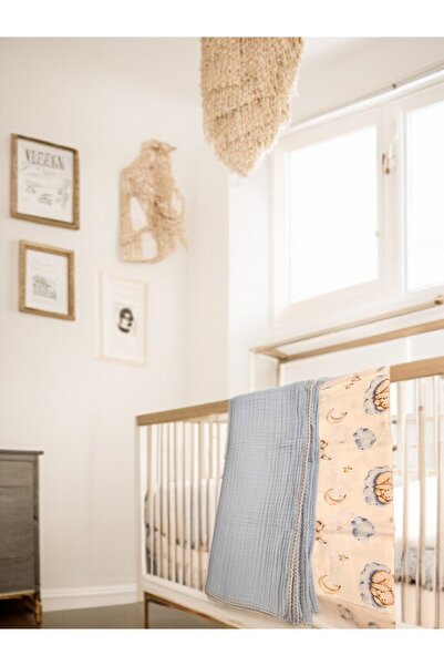 Mrvhome بطانية موسلين 4 طبقات و2 طبقات مصنوعة من القطن العضوي 100%