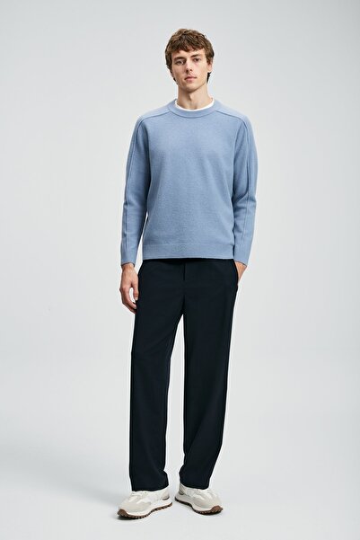 Kocamanlar Ayakkabı Lufian 112090160 Les Kazak Чоловічий світшот СИНІЙ