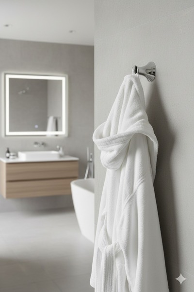 Bocchi Novara Bornoz Askılık Krom - Premium Ürün - 3016-0001