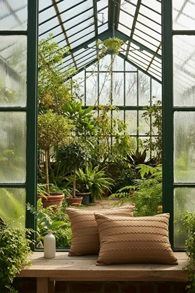 Madame Dower Wave Collection Milky Brown 2-Piece Pillow Case 50X70 cm – Wave Milky Brown Background Fully Compatible with Periscope