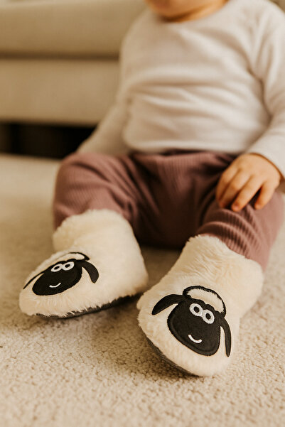 pufien Παιδικές παντόφλες, μπότες για μωρά, χαριτωμένες παντόφλες με κέντημα με σχέδια ζώων