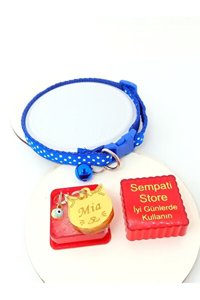 Sempati Store Kişiye Özel Isimli Kedi Tasması Kedi Isim Künyesi Isimlik Kedi ...