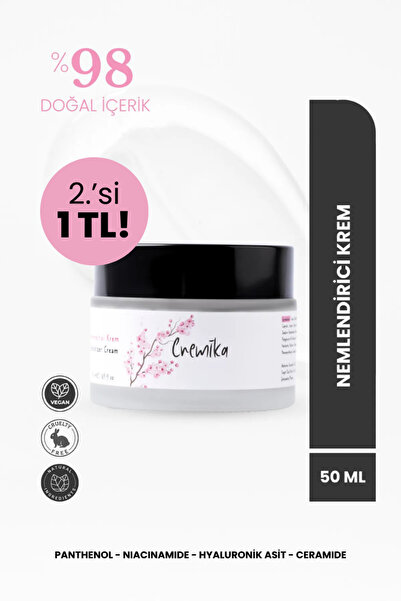 cremika Kozmetik Nemlendirici Yüz Kremi 50 Ml-onarıcı, Su Bazlı Tazeleyici, N...