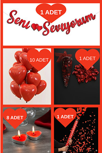 Baloncu Demmo Romantik Kutlama Parti seti, sevgili Romantik Konsept, Süper Al...