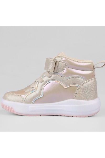 Vicco Klint Phylon Rubber Sole Orthopedic Lighted Children's Boots Beige