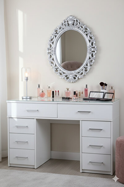 Generic Elegant mirror with a luxurious frame that adds a touch of elegance t...