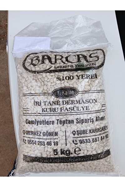 Barcas 5 KG 9 MM İRİ TANE DERMASON KURU FASÜLYE