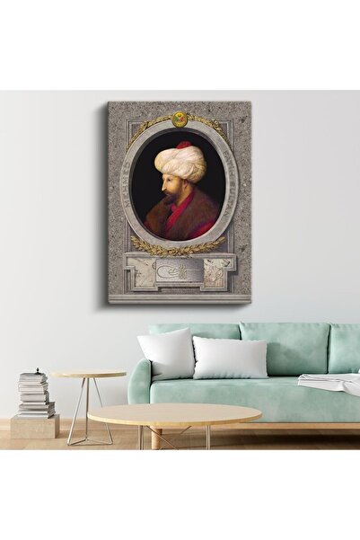 Tablofest Osmanlı Padişahları - Fatih Sultan Mehmet İstanbul'un Fatihi Kanvas...