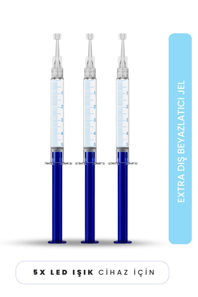 smileshop 3 قطع من جل تبييض الأسنان (5 مصابيح LED)
