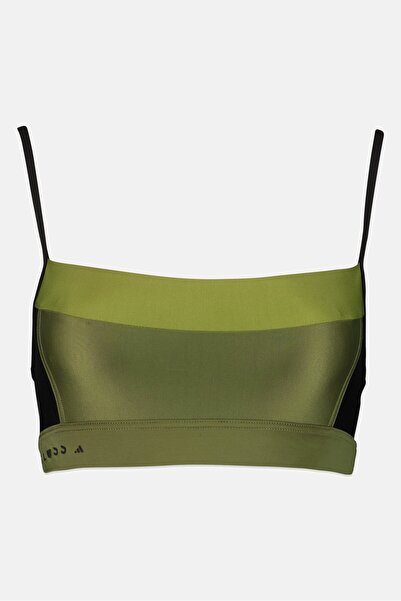 adidas قطعة بيكيني علوية مبطنة بشعار العلامة التجارية للنساء من كارلي كلوس، م...