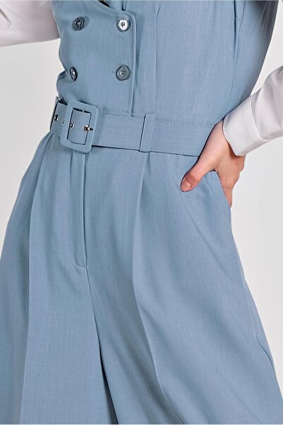 Alvina Ολόσωμη φόρμα KRUVAZE με τσέπες με κουμπιά 4479