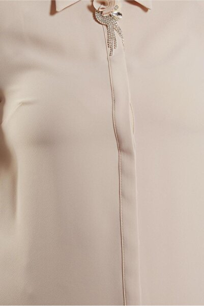 Alvina Brooch Detailed Tunic 20625