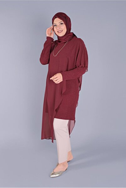 Alvina Stone Detailed Glitter Tunic - Flounce 40859