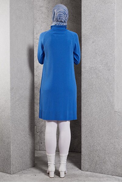 Alvina Ankle Collar Knitting Tunic 44930