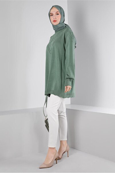 Alvina PONPON DETAYLI TRİKO TUNİK 43169