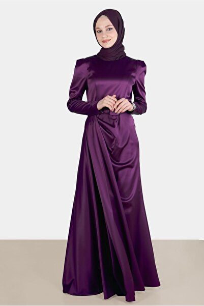 Alvina فستان سهرة من الساتان 50170