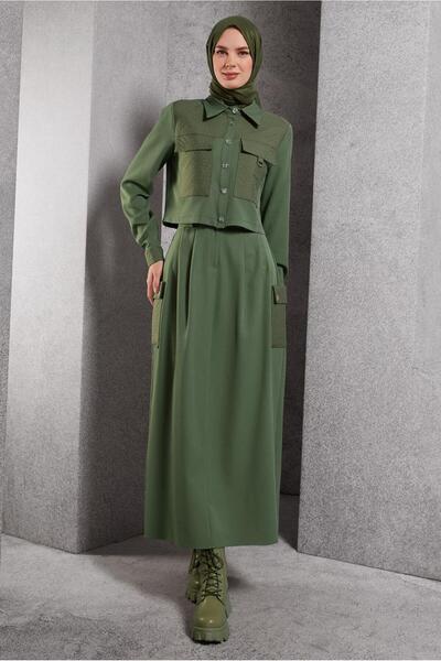 Alvina GÖMLEK YAKA ETEKLİ TAKIM 45141