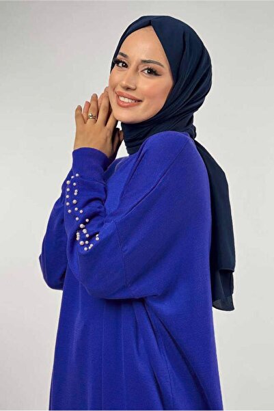 TRENDTESETTÜR ΓΥΝΑΙΚΕΙΟ ΣΚΟΥΡΟ ΜΠΛΕ (S μπλε κοβαλτίου ΤΟΥΝΙΚ ΜΕ ΠΕΡΛΕΣ ΛΕΠΤΟΜΕΡΕΙΕΣ T 90381