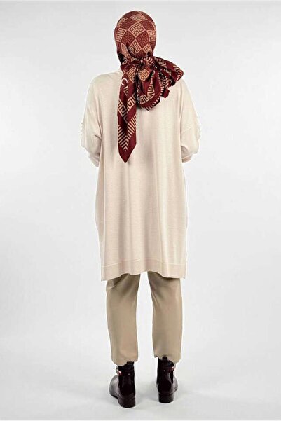 TRENDTESETTÜR ΓΥΝΑΙΚΕΙΟ ΜΠΕΖ (ΠΕΤΡΑ) ΤΟΥΝΙΚ ΜΕ ΛΕΠΤΟΜΕΡΕΙΕΣ ΠΕΡΛΕΣ T 90381