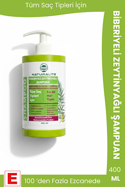 Naturalite Zeytinyağlı Biberiyeli Bakım Şampuanı