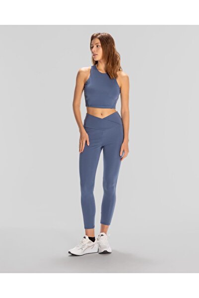 Kappa Cheryl Top Kadın Mavi Regular Fit Atlet