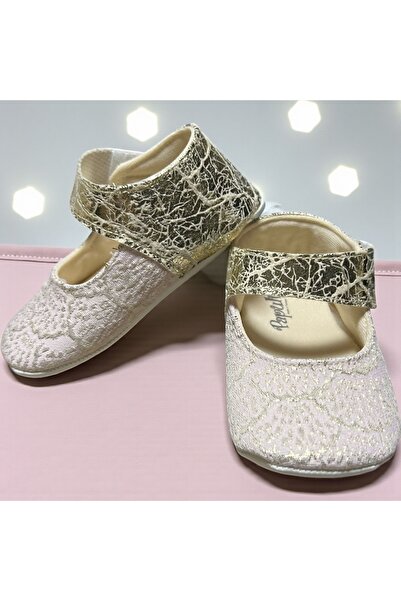 Balgüneş Tekstil Starred Baby Shoes Booties Pink