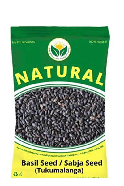 Natural بذور الريحان 150 جرام (بذور السابجا / توكمالانجا) × 6