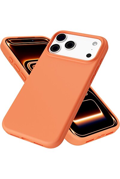 BORTONY جراب iPhone 17 Pro Max من السيليكون الهلامي الناعم مع بطانة من الأليا...