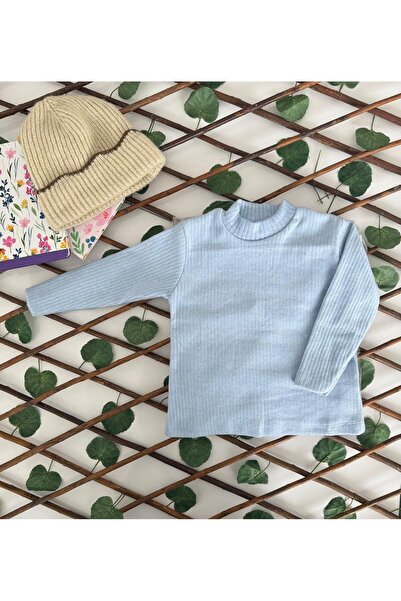 ribana Body de iarnă pentru copii din bumbac moale - jumătate de gât țesut