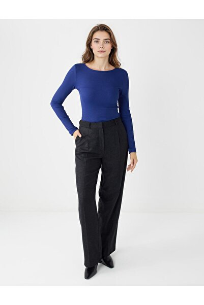 Jimmy Key Bluză tricotată cu decolteu bateau Saks