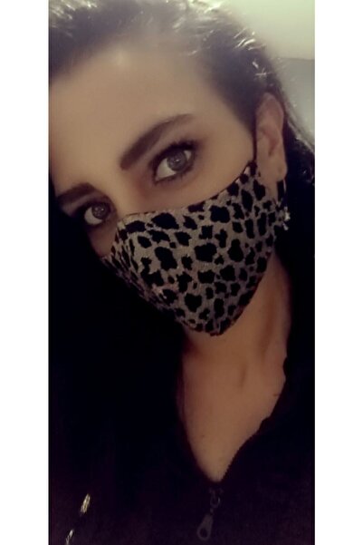 SütreTasarım Çift Katmanlı %100 Pamuklu Kumaştan Yıkanabilir Yüz Maskesi