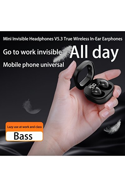 Generic Invisible Bluetooth Earphones TWS Wireless in-ear Headsets HIFI Stereo Noise Reduction Earbuds