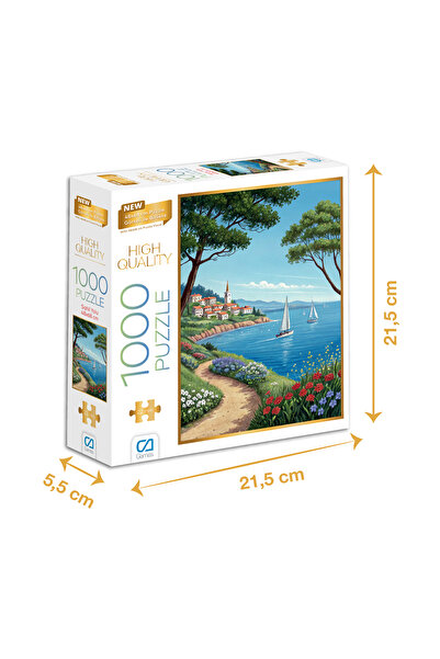 CA Games لغز طريق الساحل 1000 قطعة