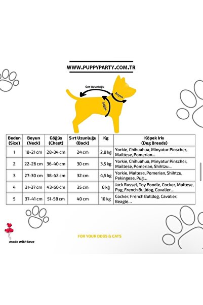 PUPPY PARTY KÖPEK KIYAFET