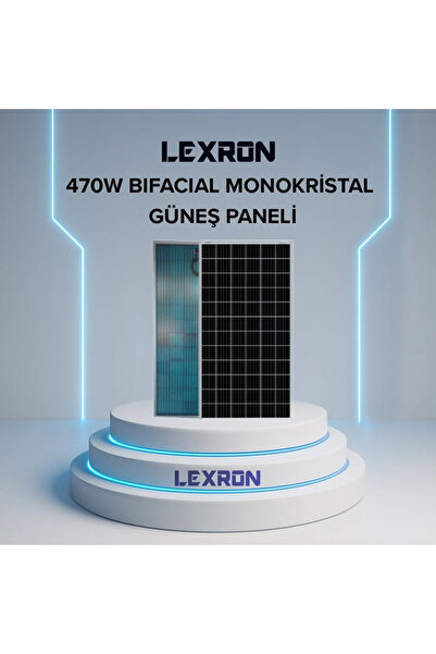 Lexron 72 CELL 470W MONOKRİSTAL BIFACIAL GÜNEŞ PANELİ