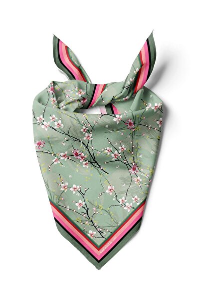 Modabutik Modern crinkly flower patterned bandana