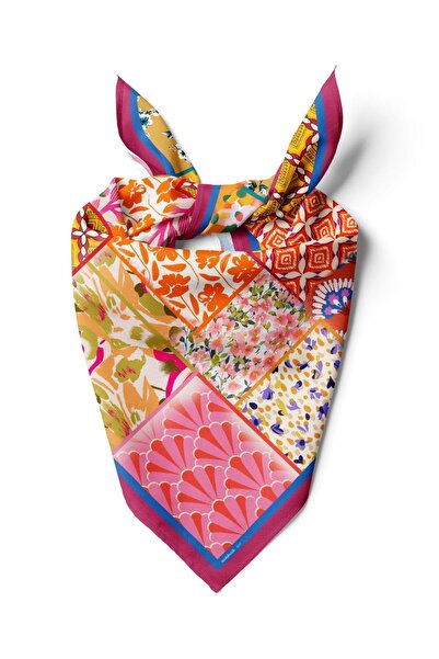 Modabutik FLORAL ORNAMENTAL DESIGN BANDANA DG12457