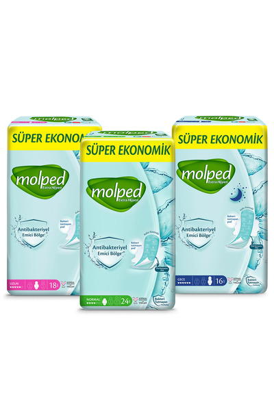 Molped Extra Hijyen Süper Ekonomik Karma Paket 58 Adet