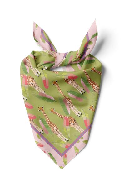 Modabutik BANDANĂ CU MODEL DE GIRAFĂ PENTRU DAMĂ DG10105