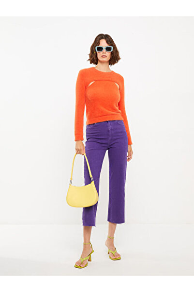 LC Waikiki Crew neck solid long sleeve women knitwear sweater