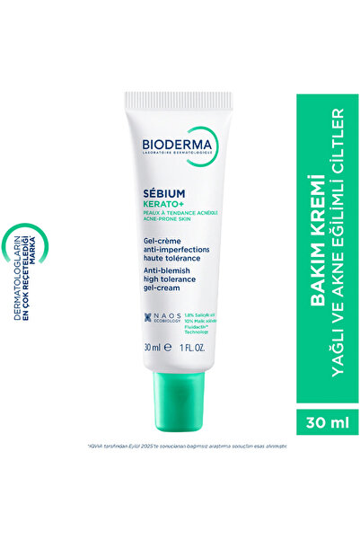 Bioderma Sebium Kerato+ , Karşıtı AHA, BHA, Salisilik Asit İçeren Bakım Kremi 30 ml
